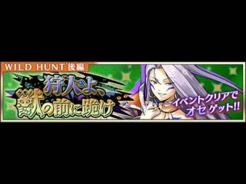 ［メギド72］WILD HUNT後編　EX3 　サンタ×ハンタ　ジズR協奏編成